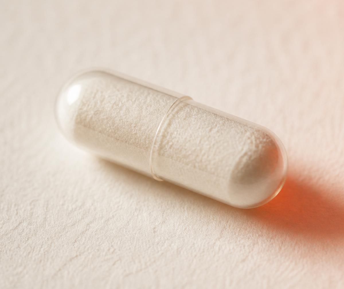 Compounded low-dose naltrexone capsule prepared to a provider-specified strength